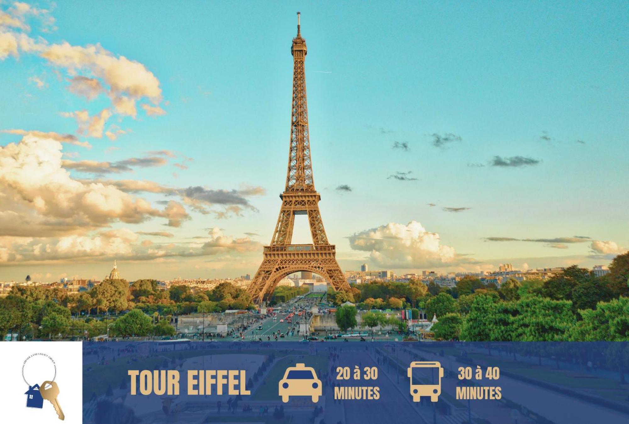 Chambre Lit Double Et Salon Avec Canape-Lit A 10 Minutes Des Champs Elysees ปารีส ภายนอก รูปภาพ